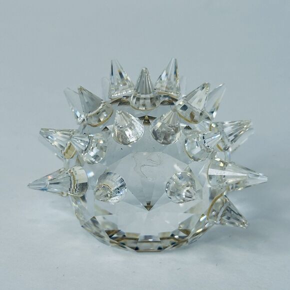Swarovski Silver Crystal Hedgehog figurine 7630 NR 040 Original Box VINTAGE - Picture 4 of 15